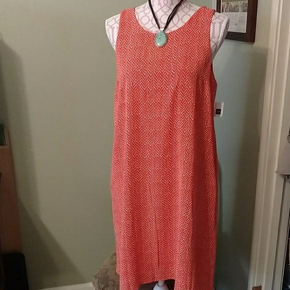 gap orange dress